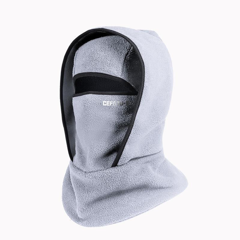 Outdoor Winter Warm Hat Neckband Integrated Cycling Mask Sports Ski Head Cover Neck Windproof Cold One-Piece Pullover Hat