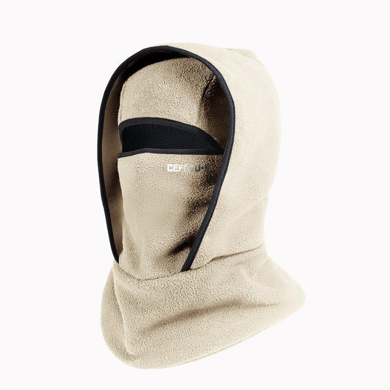 Outdoor Winter Warm Hat Neckband Integrated Cycling Mask Sports Ski Head Cover Neck Windproof Cold One-Piece Pullover Hat