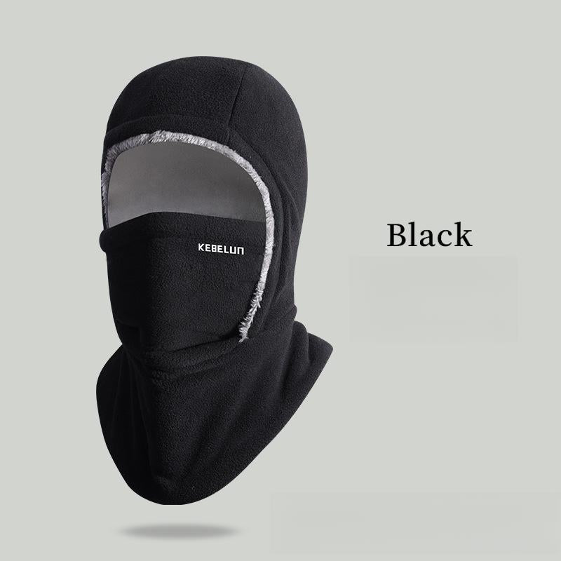 Outdoor Winter Warm Hat Neckband Integrated Cycling Mask Sports Ski Head Cover Neck Windproof Cold One-Piece Pullover Hat